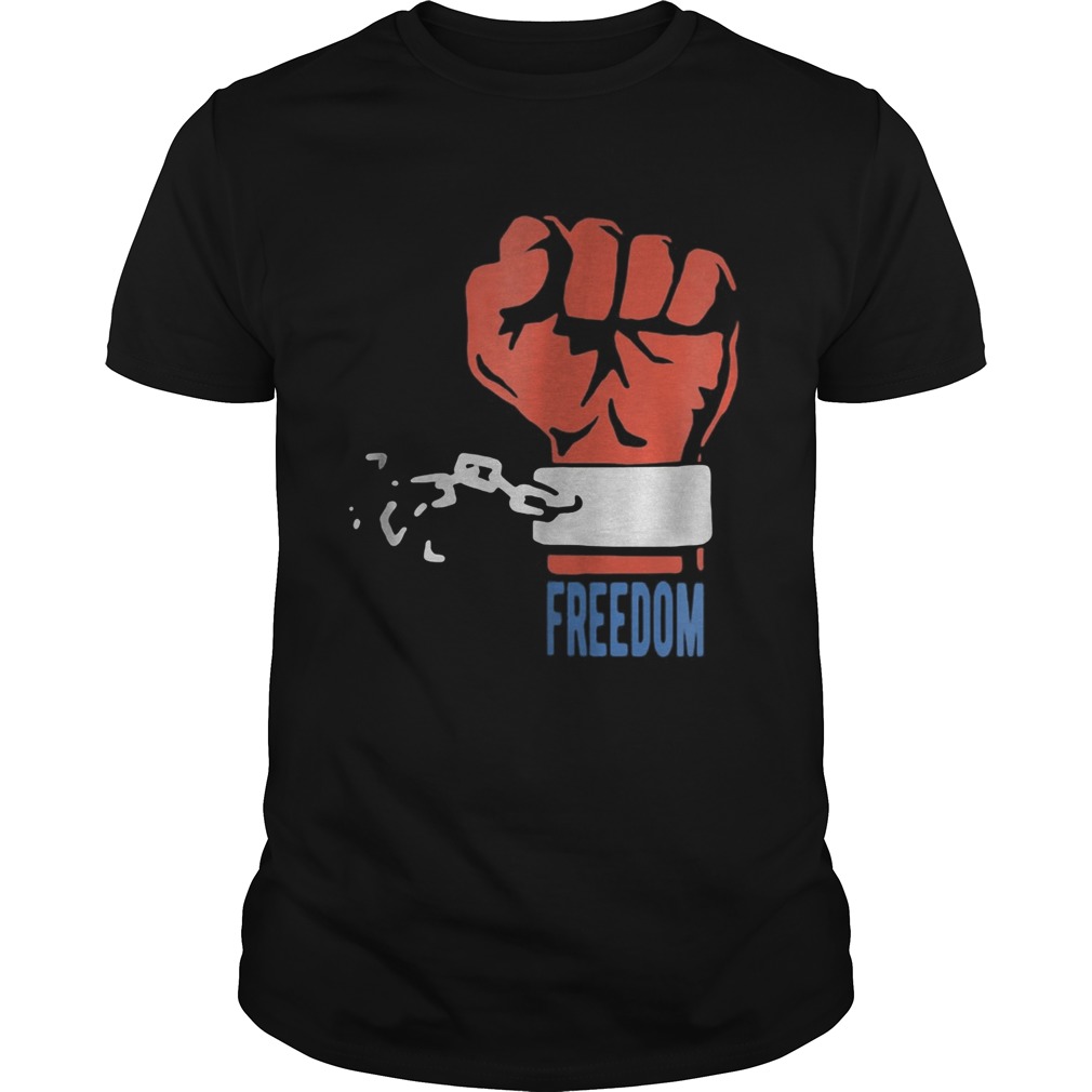 Black lives matter freedom shirt