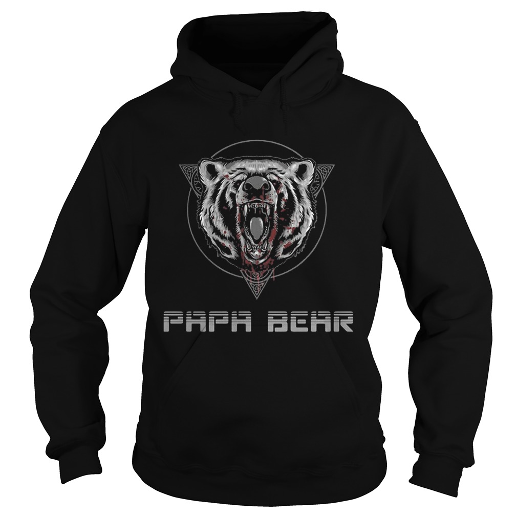 Black papa bear classic Hoodie