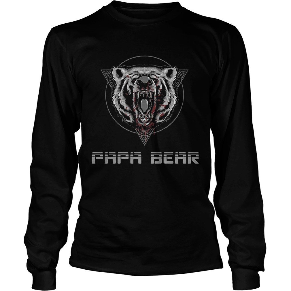 Black papa bear classic Long Sleeve