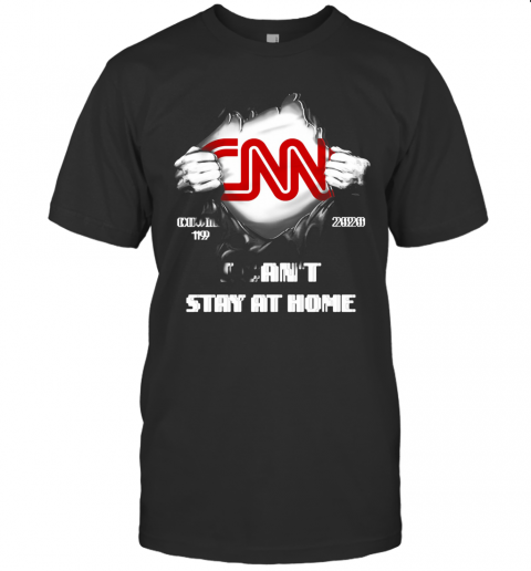 Blood Insides CNN Covid 19 2020 I Can'T Stay At Home T-Shirt Classic Men's T-shirt