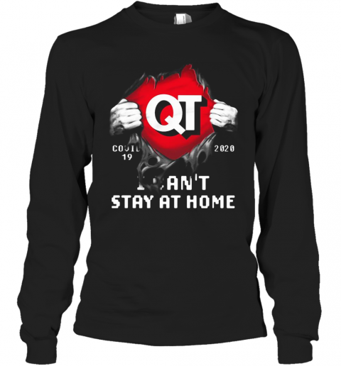 Blood Insides Qt Covid 19 2020 I Can'T Stay At Home T-Shirt Long Sleeved T-shirt 
