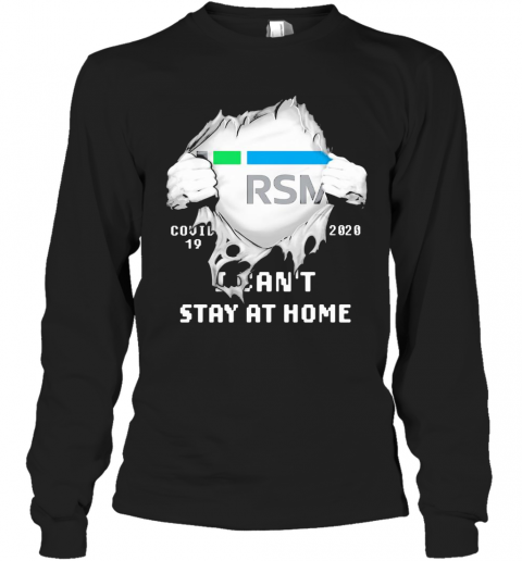 Blood Insides Rsm Covid 19 2020 I Can'T Stay At Home T-Shirt Long Sleeved T-shirt 