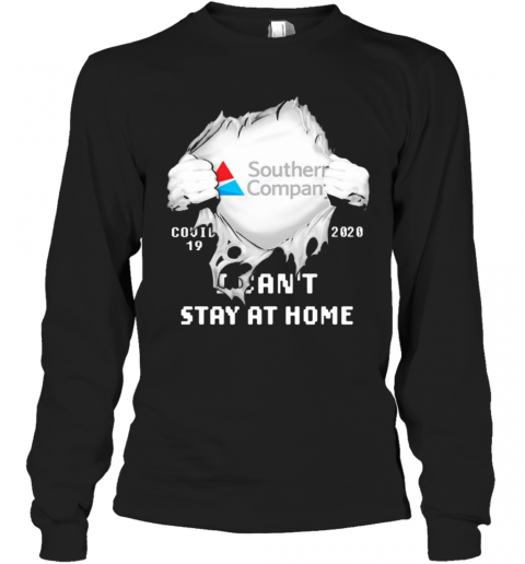 Blood Insides Southern Company Covid 19 2020 I Can'T Stay At Home T-Shirt Long Sleeved T-shirt 