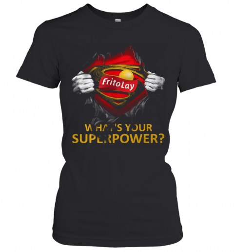 Blood Insides Superman Frito Lay What'S Your Superpower T-Shirt Classic Women's T-shirt