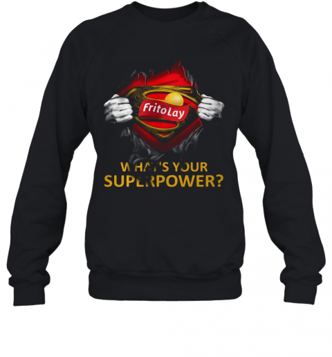 Blood Insides Superman Frito Lay What'S Your Superpower T-Shirt Unisex Sweatshirt