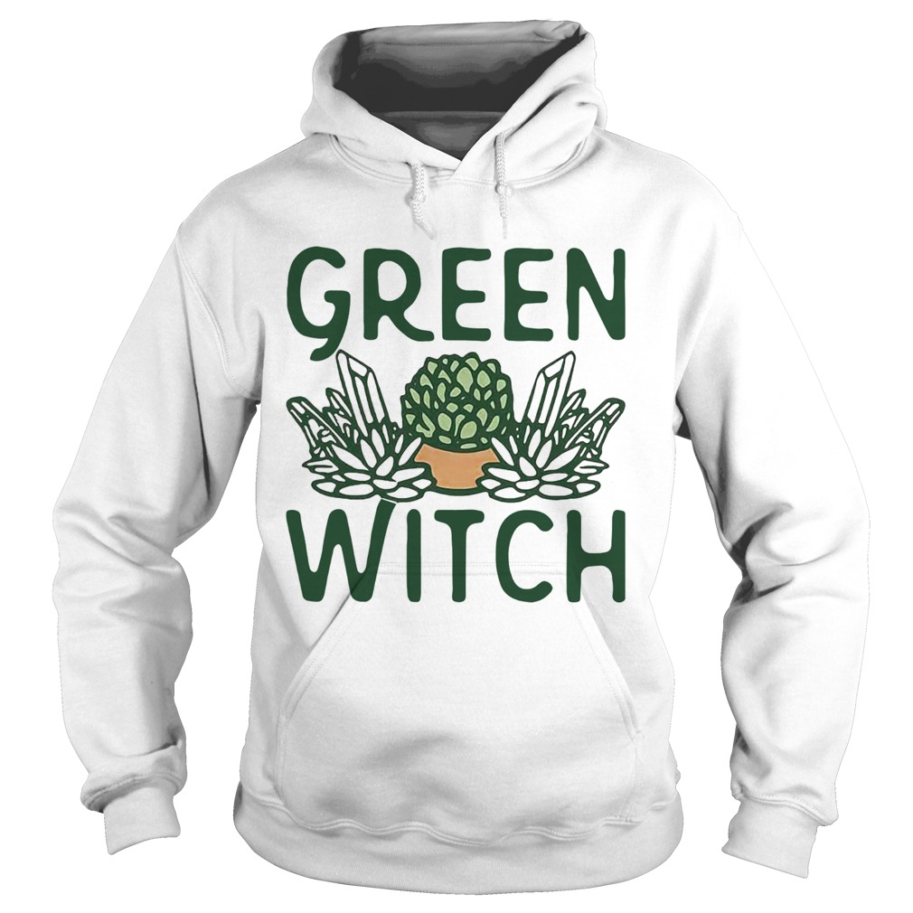 Cactus Green Witch Hoodie