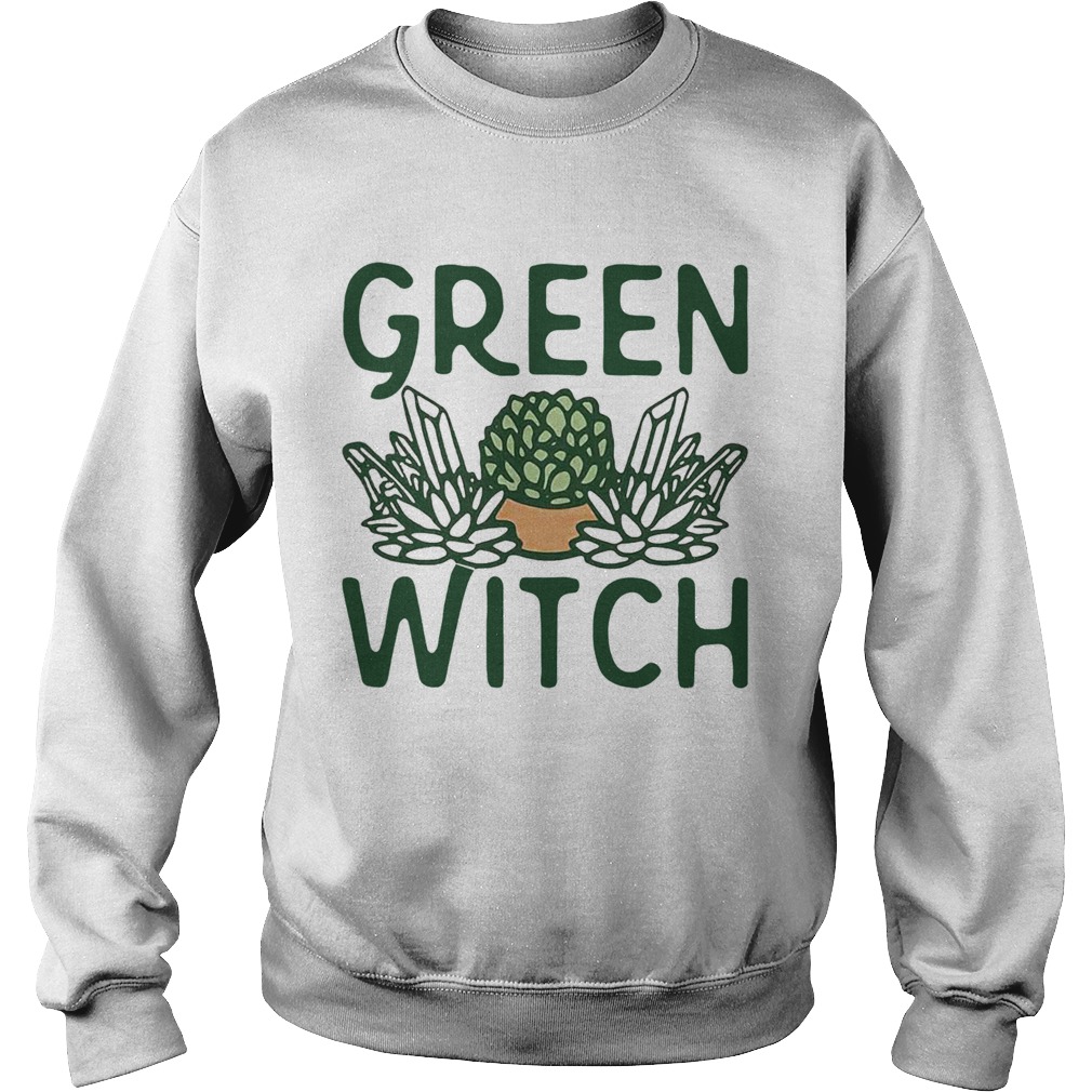 Cactus Green Witch Sweatshirt