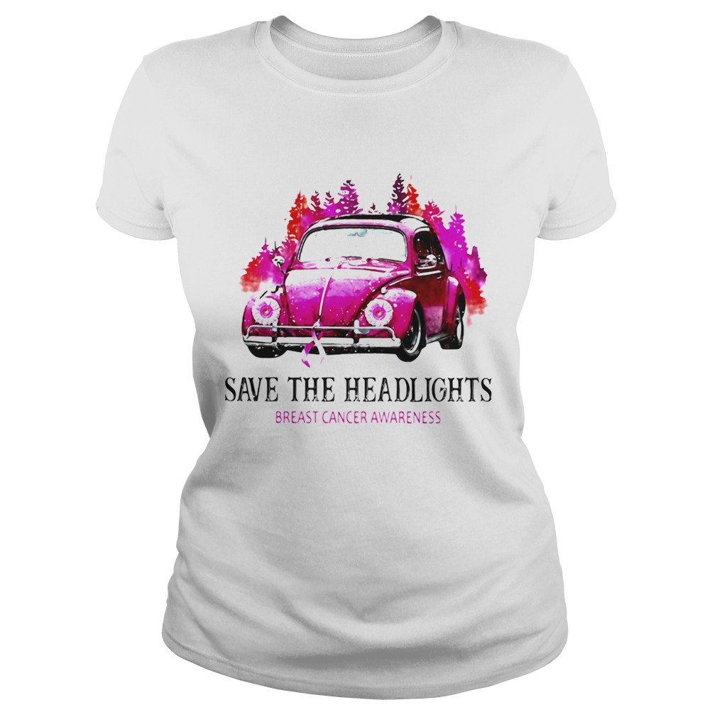 Car save the headlights breast cancer awareness Classic Ladies