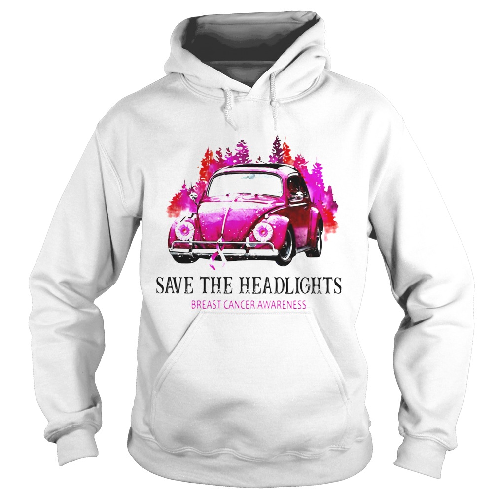 Car save the headlights breast cancer awareness Hoodie