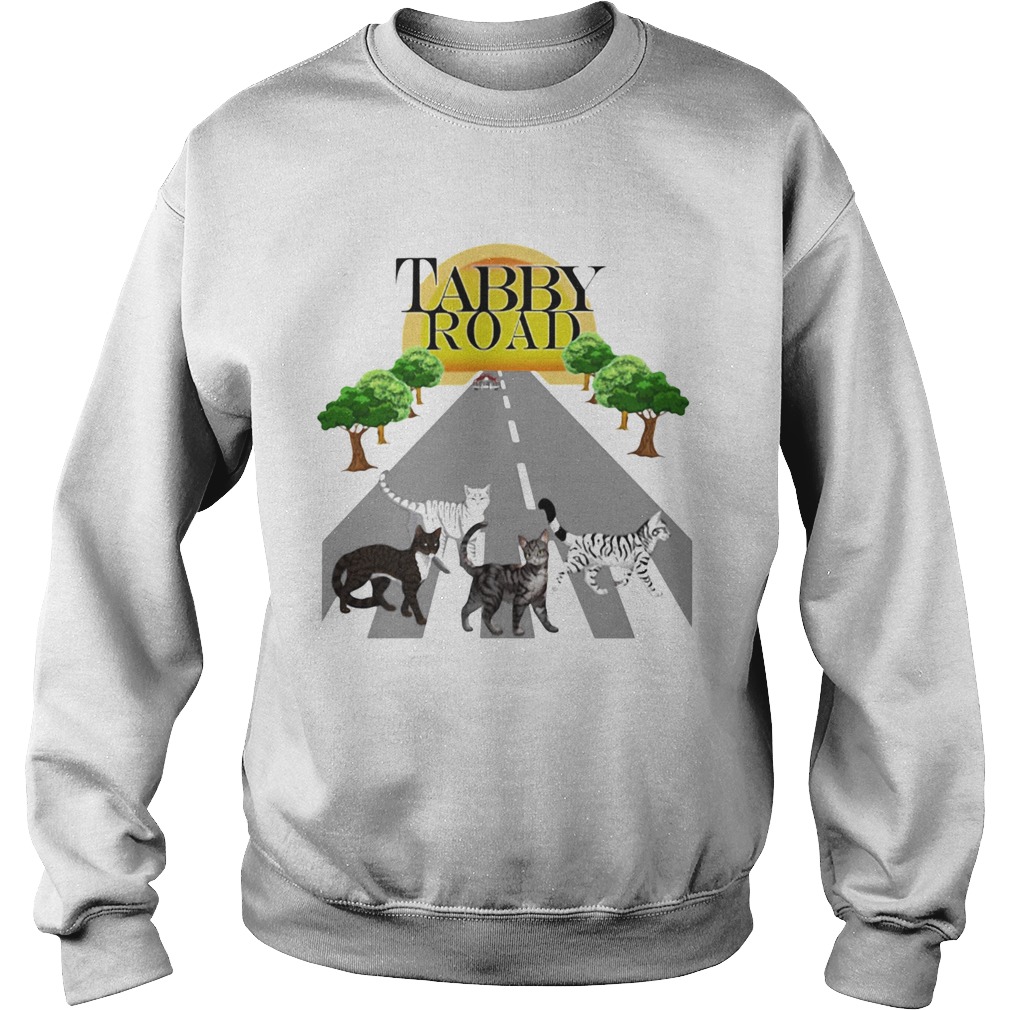 Cat Tabby road Sweatshirt