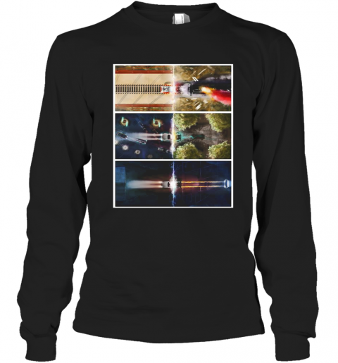 Christopher Lloyd Back To The Future Road T-Shirt Long Sleeved T-shirt 