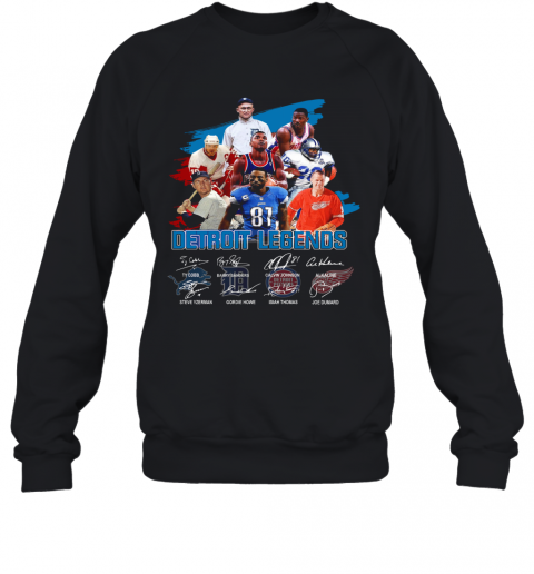 Detroit Legends Detroit Sports Team Logos T-Shirt Unisex Sweatshirt