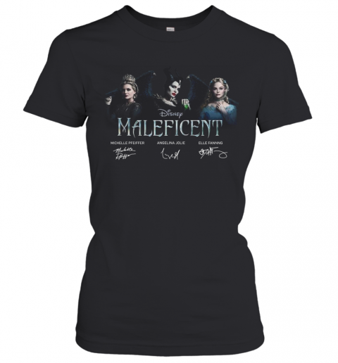 Disney Maleficent Signatures T-Shirt Classic Women's T-shirt