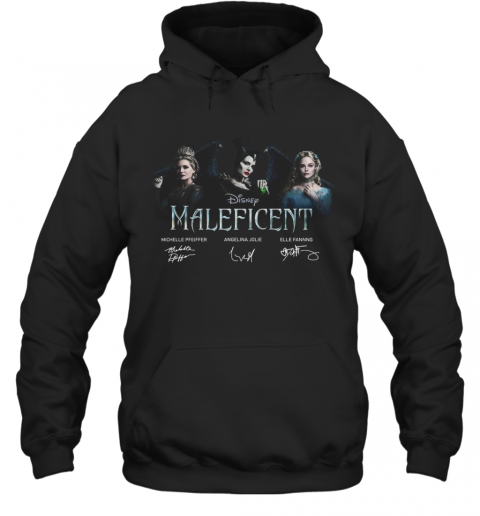 Disney Maleficent Signatures T-Shirt Unisex Hoodie