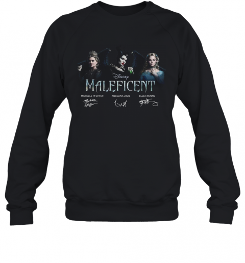 Disney Maleficent Signatures T-Shirt Unisex Sweatshirt