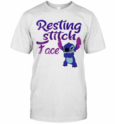 Disney Resting Stitch Face T-Shirt Classic Men's T-shirt