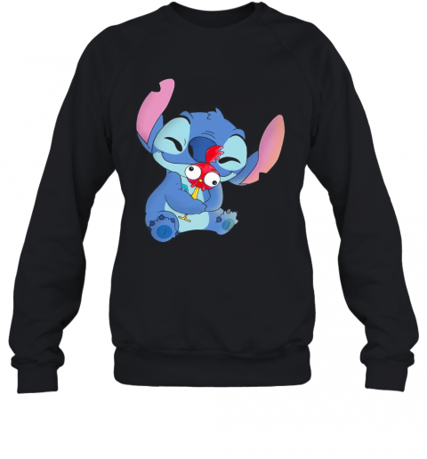 Disney Stitch Hug Chicken T-Shirt Unisex Sweatshirt
