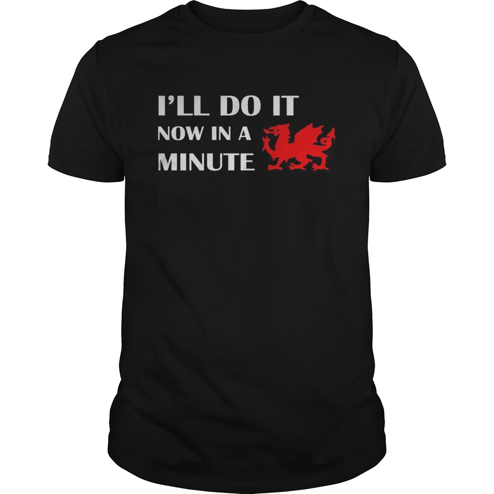 Dragon Ill Do It Now In A Minute shirt