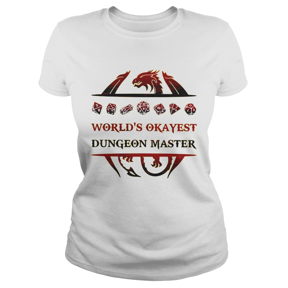 Dragon worlds okayest dungeon master Classic Ladies