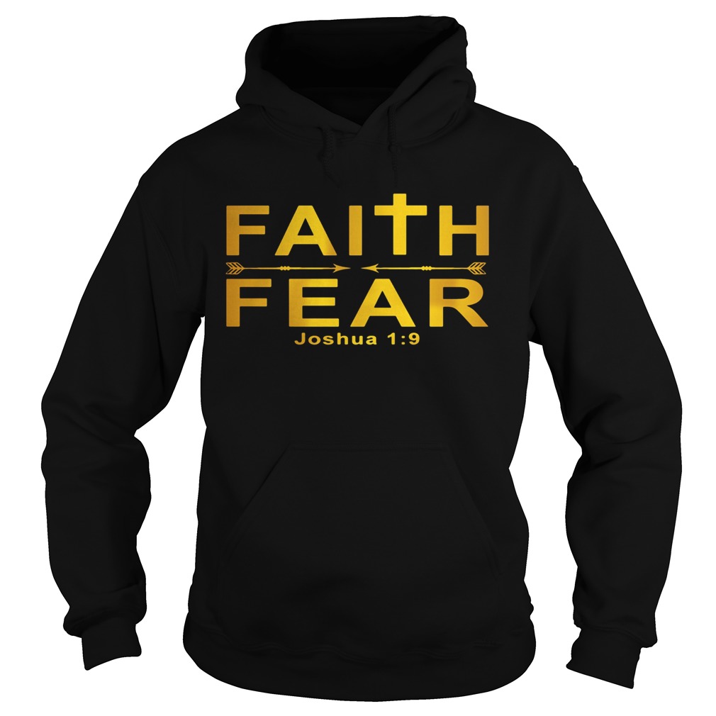 Faith fear joshua 19 jesus dwarf Hoodie