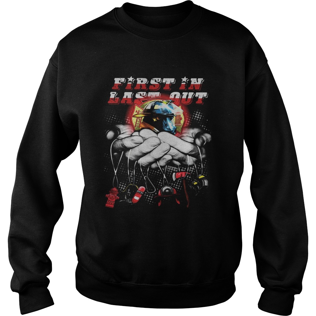 First in last out hand keychains Sweatshirt