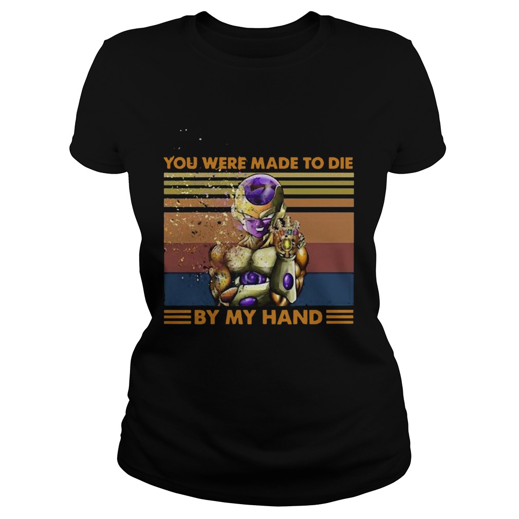 Frieza Infinity Gauntlet You Were Made To Die By My Hand Vintage Classic Ladies