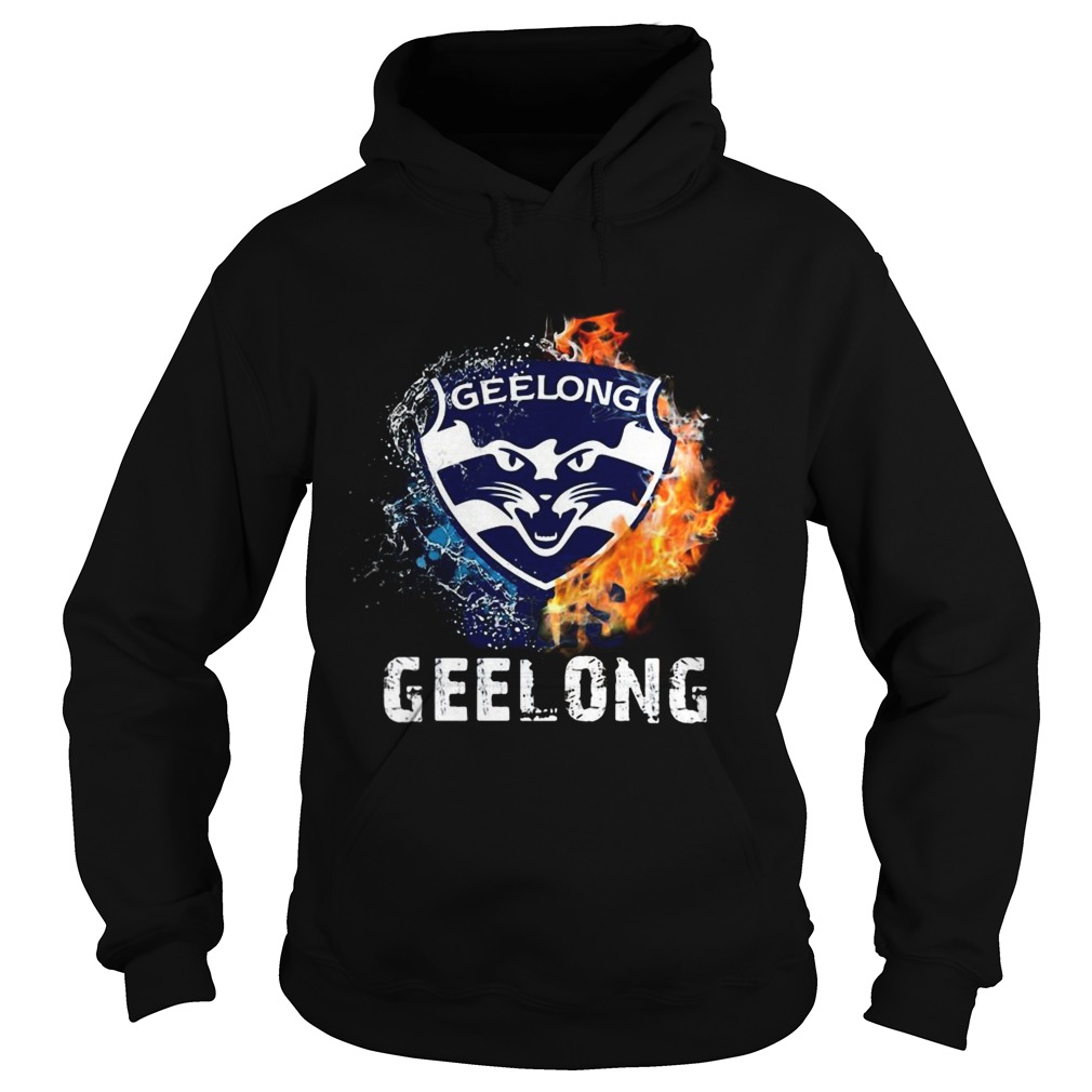 Geelong water and fire logo Hoodie