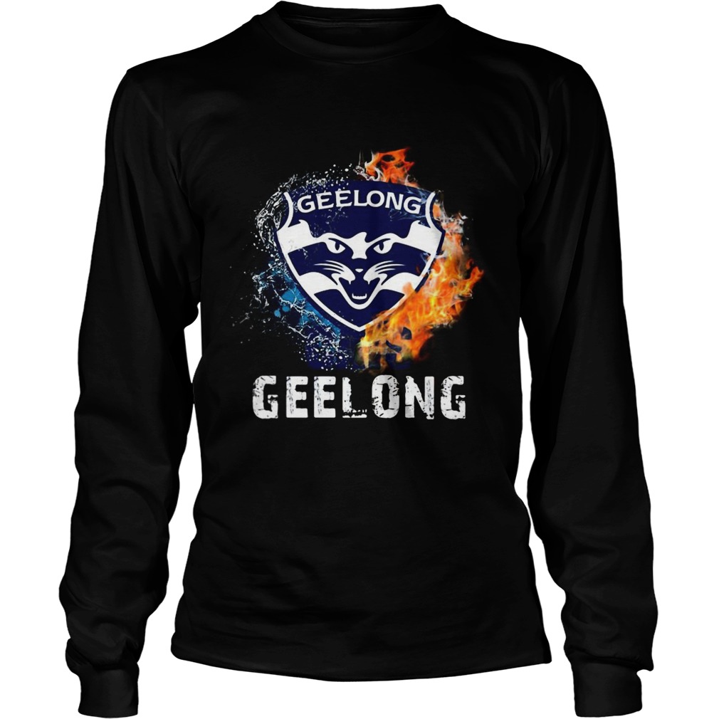 Geelong water and fire logo Long Sleeve