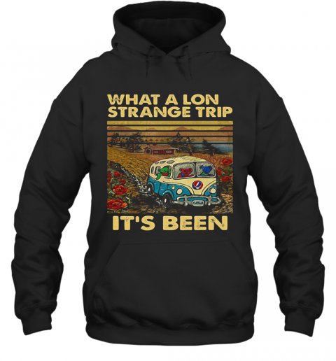 Grateful Dead Bus Bears What A Long Strange Trip It'S Been Vintage Retro T-Shirt Unisex Hoodie