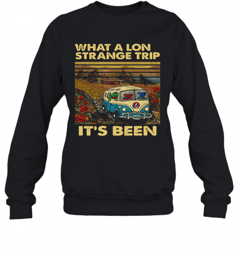 Grateful Dead Bus Bears What A Long Strange Trip It'S Been Vintage Retro T-Shirt Unisex Sweatshirt