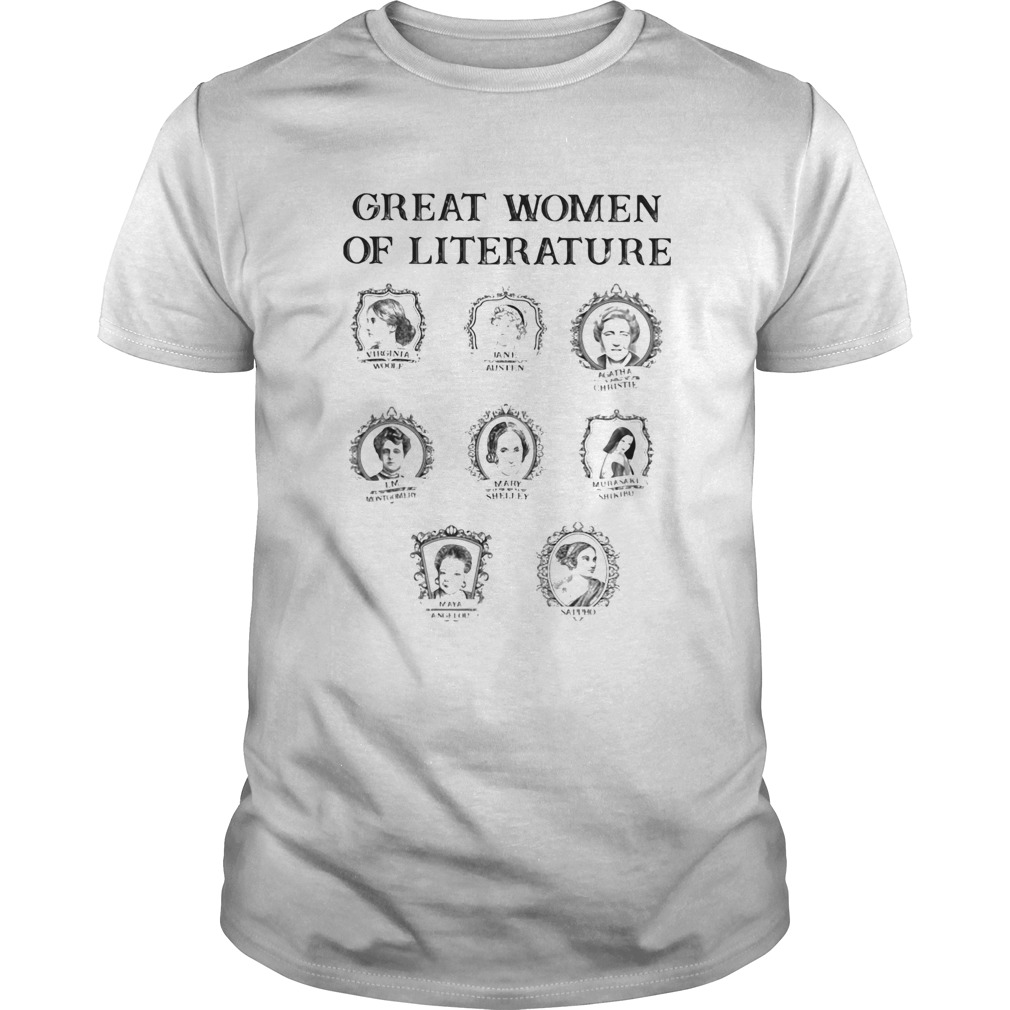 Great women of literature shirt