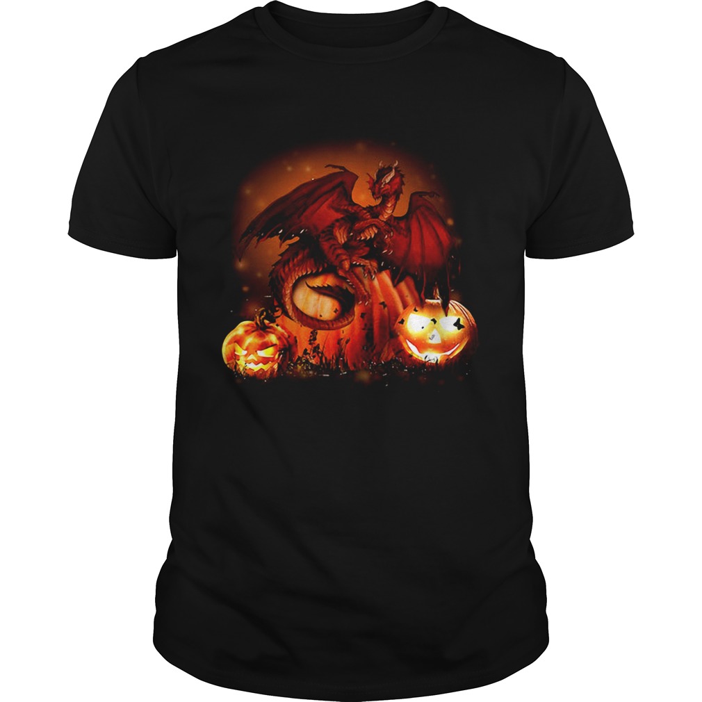 Halloween Dragon Pumkin shirt