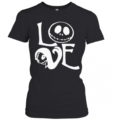 Halloween Love Jack Skellington T-Shirt Classic Women's T-shirt