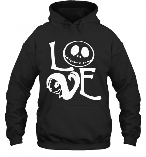 Halloween Love Jack Skellington T-Shirt Unisex Hoodie