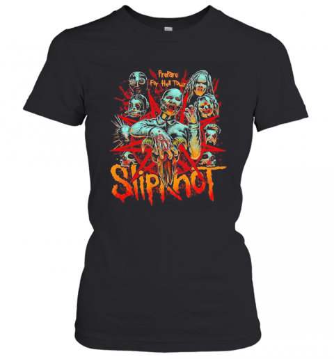 Halloween Slipknot Band Horror Prepare For Hell Tour T-Shirt Classic Women's T-shirt
