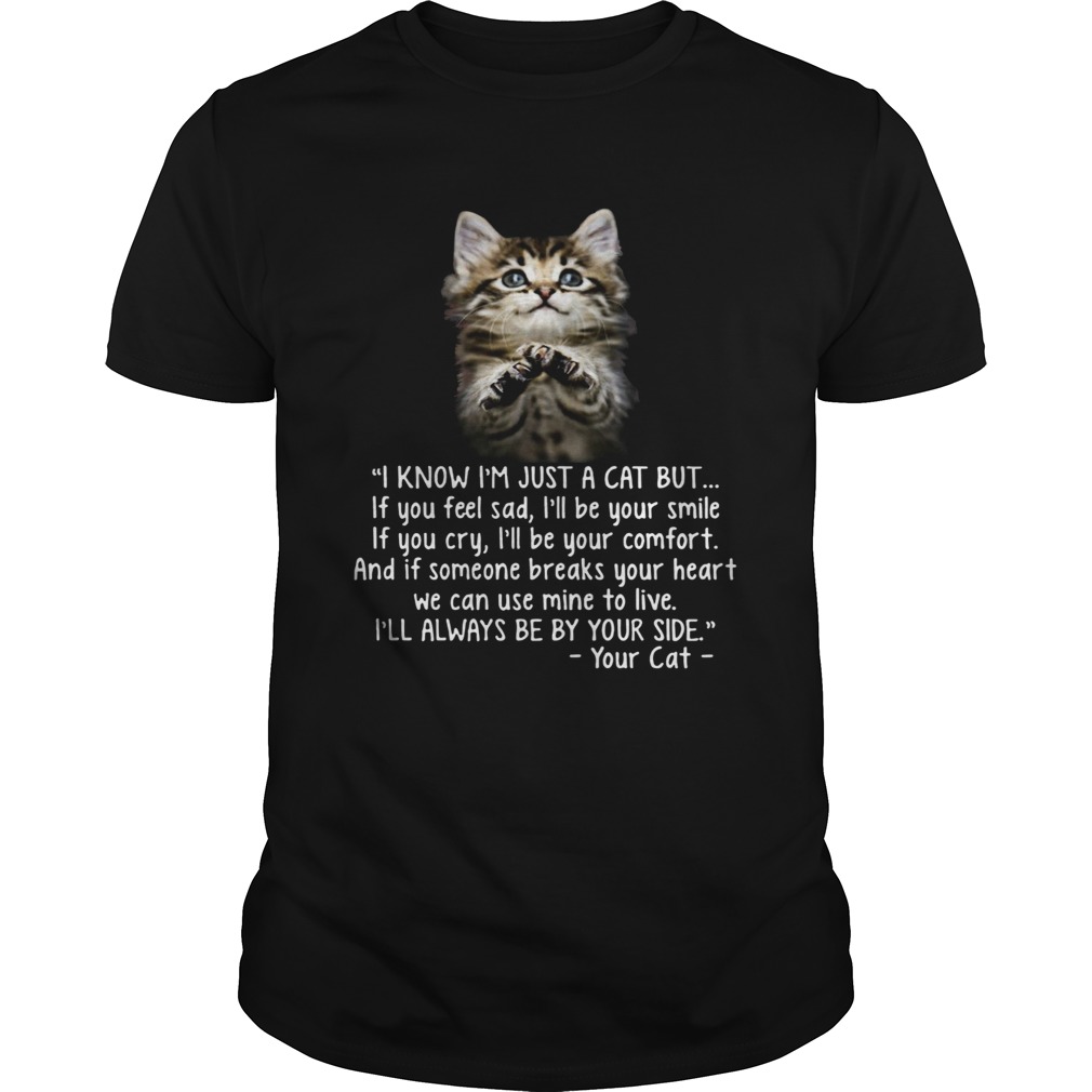 I Know Im Just A Cat But If You Feel Sad Ill Be Your Smile shirt