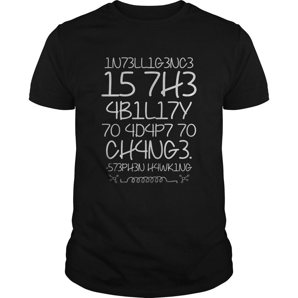 Intelligent Science shirt