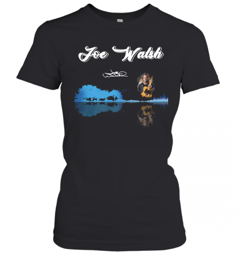 Joe Walsh Guitar Water Reflection T-Shirt Classic Women's T-shirt
