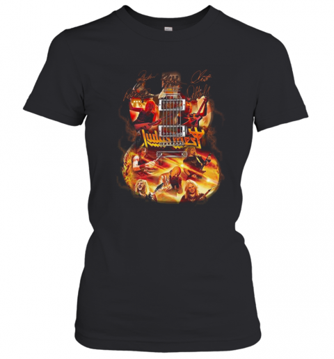 Judas Priest Guitar Signature T-Shirt Classic Women's T-shirt