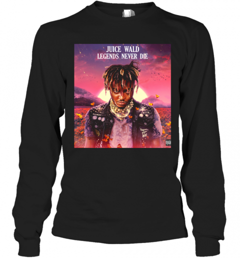 Juice Wrld' Legends Fan Never Die 2020 T-Shirt Long Sleeved T-shirt 