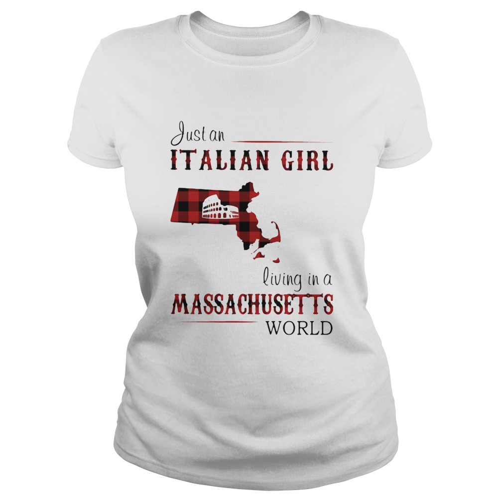 Just an Italian girl living in a Massachusetts world Map Classic Ladies