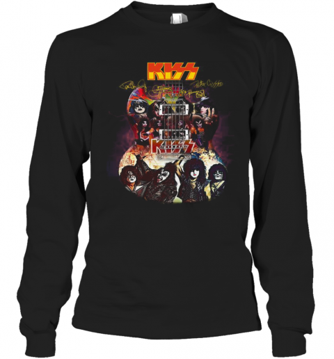 KIZZ Guitar Signatures T-Shirt Long Sleeved T-shirt 