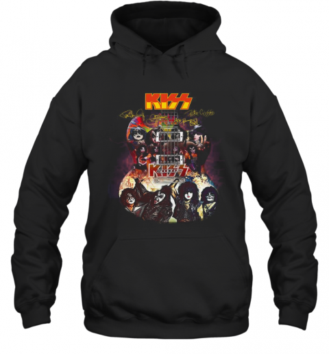 KIZZ Guitar Signatures T-Shirt Unisex Hoodie