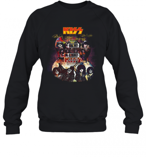 KIZZ Guitar Signatures T-Shirt Unisex Sweatshirt