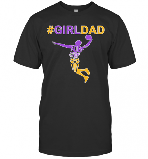 Kobe Bryant Girl Dad T-Shirt