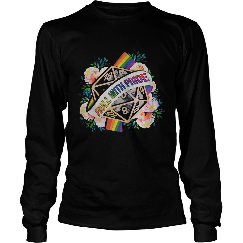 Lgbt roll with pride flowers Long Sleeve