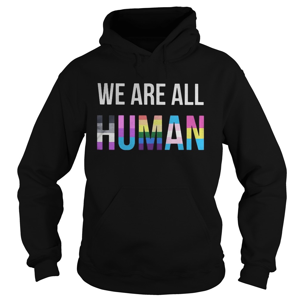 Lgbt we are all human black lives matter Hoodie