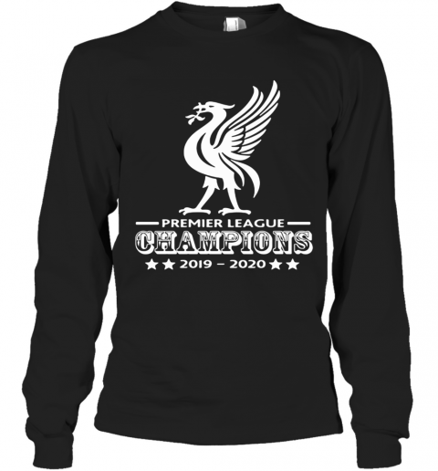 Liverpool Football Club Premier League Champions 2019 2020 Stars T-Shirt Long Sleeved T-shirt 