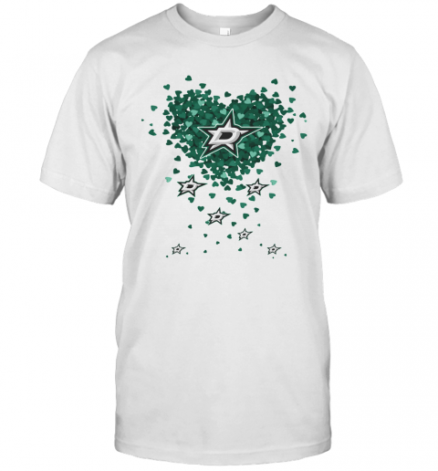 Love Dallas Stars Baseball Heart Diamond T-Shirt Classic Men's T-shirt