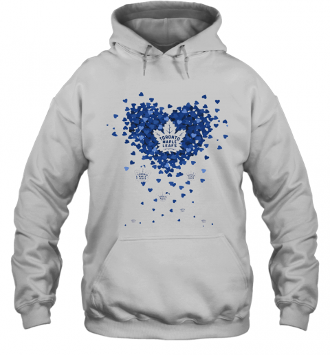 Love Toronto Maple Leafs Baseball Heart Diamond T-Shirt Unisex Hoodie
